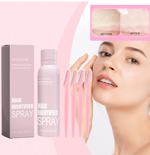Spray depilador facial suave — resultado en minutos