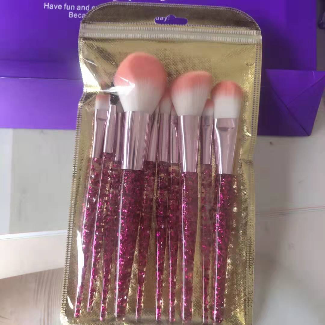 Set de Brochas Glow con Mango de Cristal