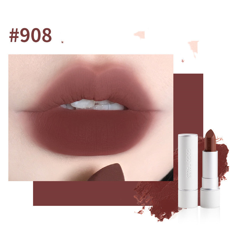 Lápiz Labial de Terciopelo Castaño