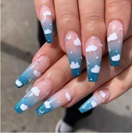 Uñas Postizas llamativas de gel