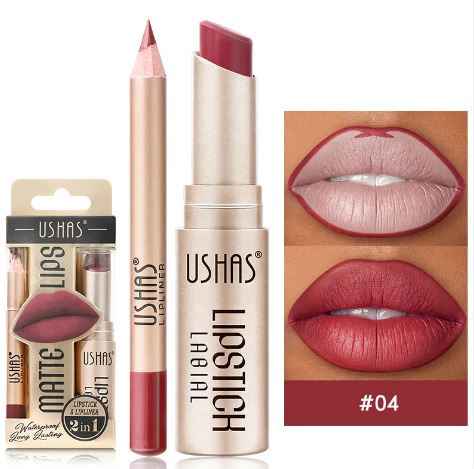 Dúo de Labios Velvet: Perfilador y Labial Mate