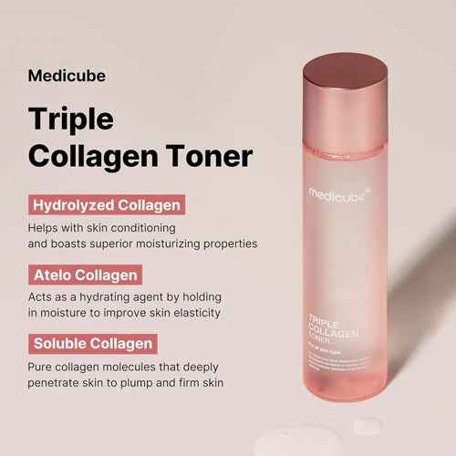 Medicube – Tónico Reafirmante Triple Colágeno 4.0 (140 ml)