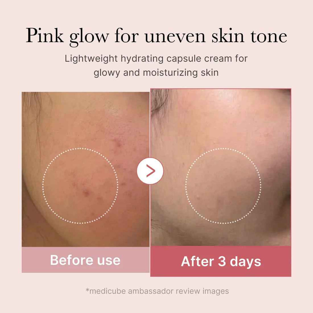 Medicube PDRN Pink Collagen Capsule Cream 55g | Crema Reafirmante con Colágeno y Niacinamida
