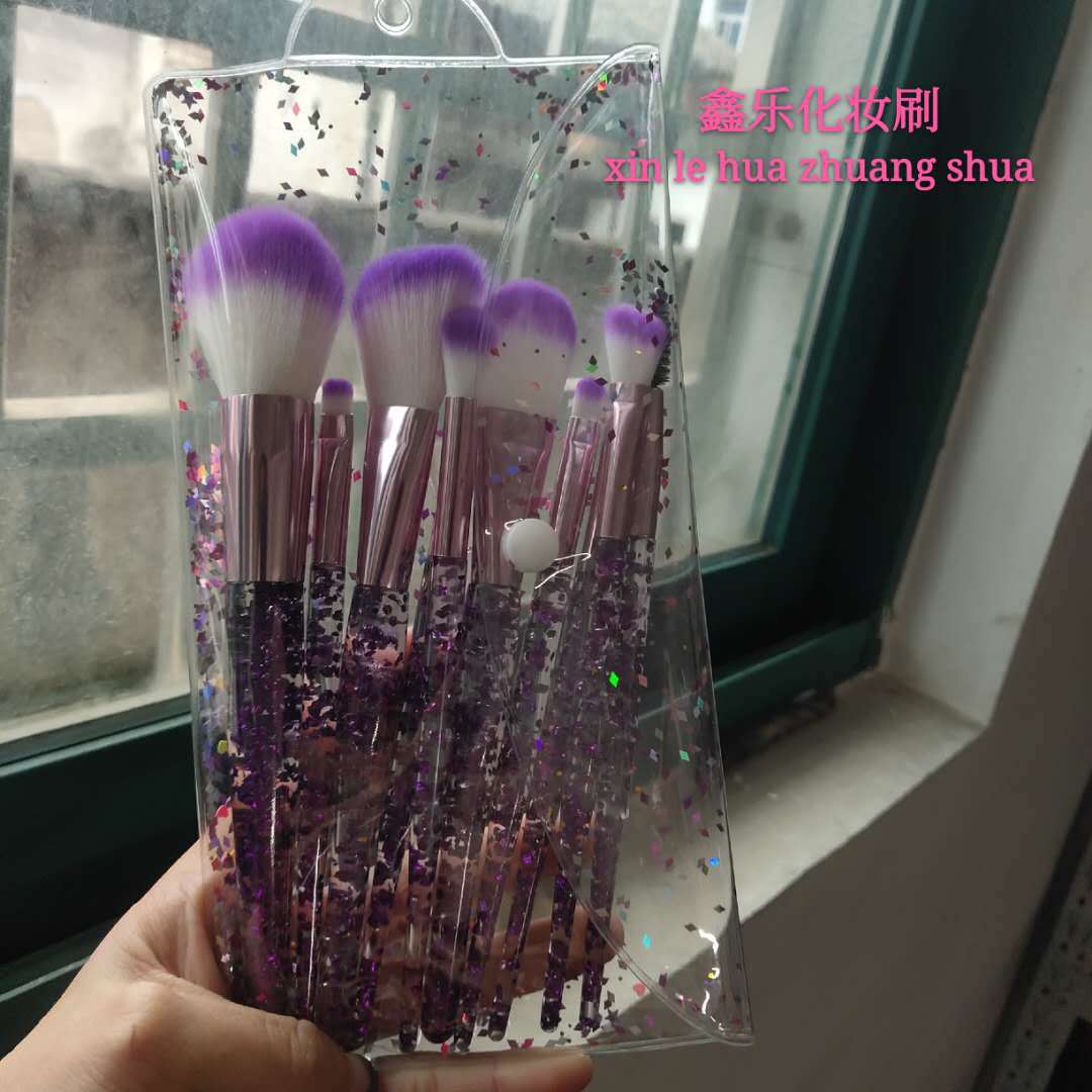 Set de Brochas Glow con Mango de Cristal