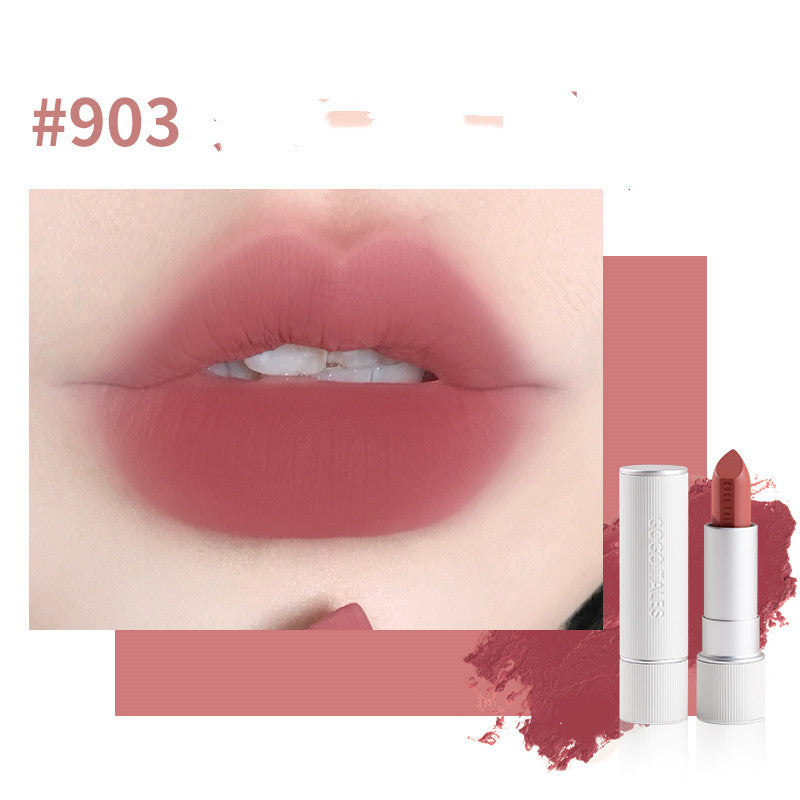 Lápiz Labial de Terciopelo Castaño