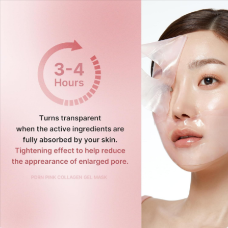 Mascarilla de Hidrogel con Colágeno Rosa