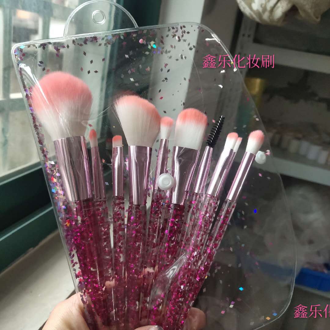 Set de Brochas Glow con Mango de Cristal