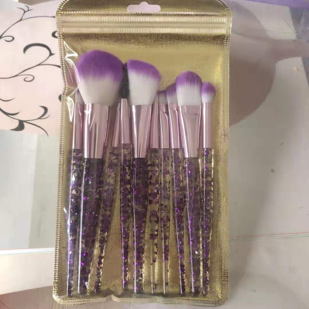 Set de Brochas Glow con Mango de Cristal