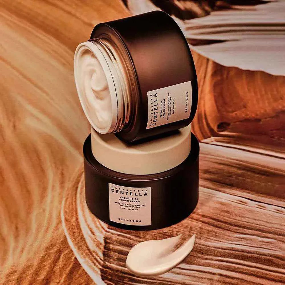 Madagascar Centella Probio-Cica Enrich Cream | Crema Reparadora y Fortalece la Barrera Cutánea – Cosmética Coreana K-Beauty (50ml)