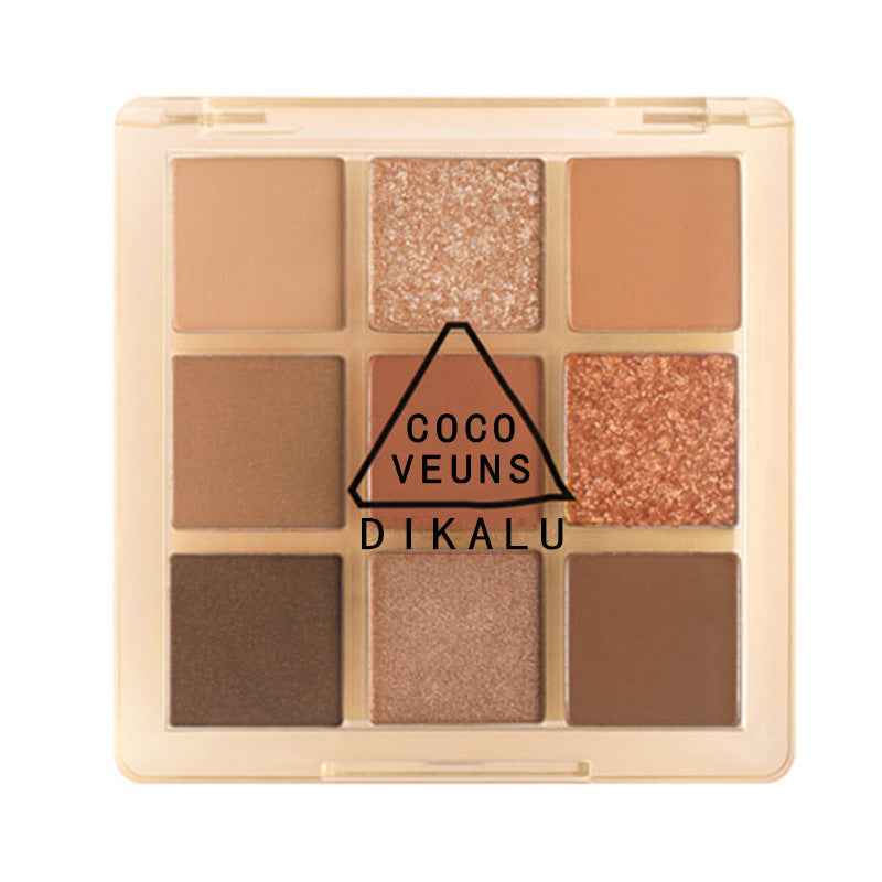 Paleta de sombras Sunset Glow — 9 tonos ahumados