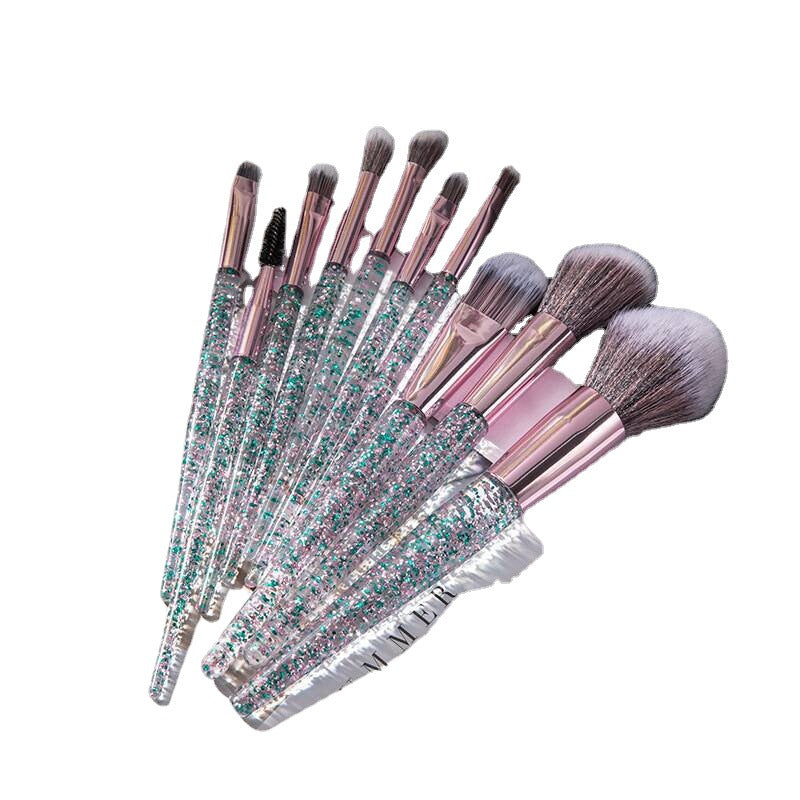 Set de Brochas Glow con Mango de Cristal