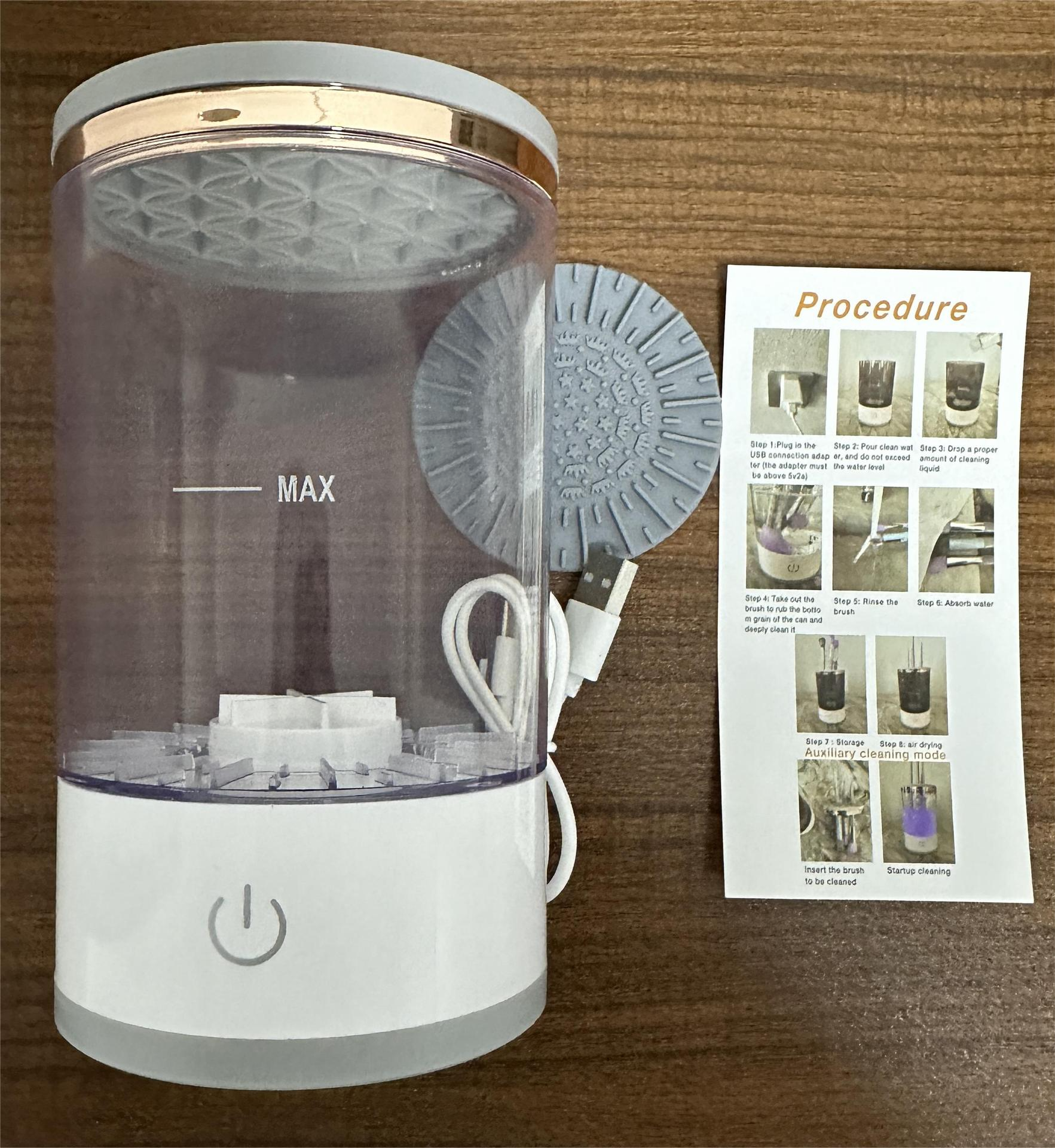 Kit de 12 Brochas Profesionales con Organizador Giratorio