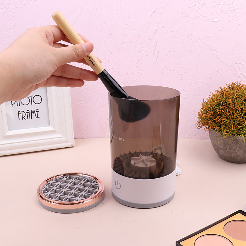 Kit de 12 Brochas Profesionales con Organizador Giratorio