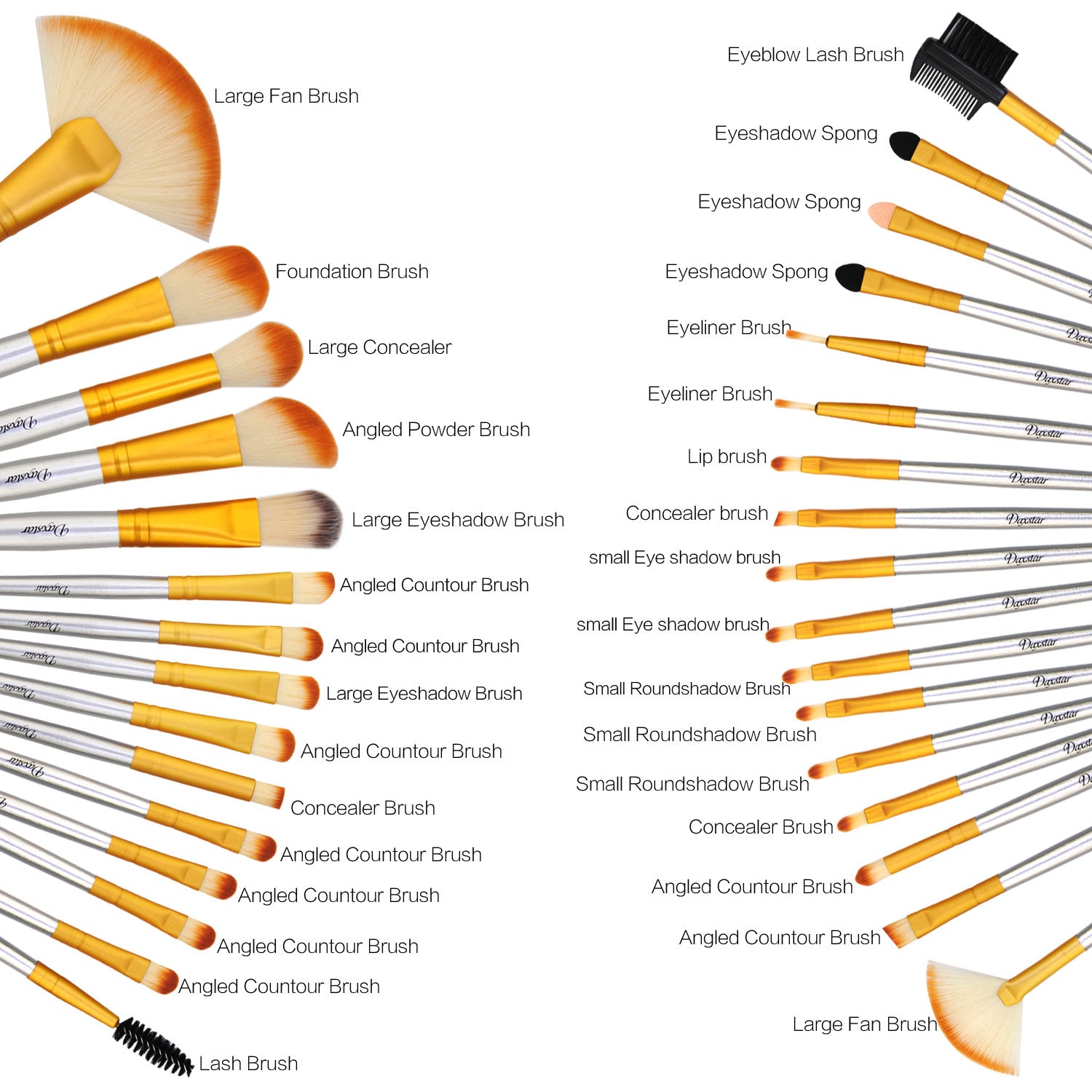 Kit Maestro de Maquillaje Profesional: 32 Piezas